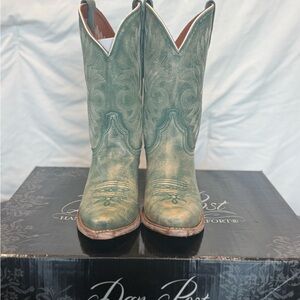 Dan Post Turquoise Cowboy Boots